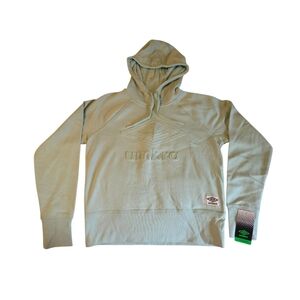 Umbro Hoodie Womens Medium Mint Green Logo Pullover NWT